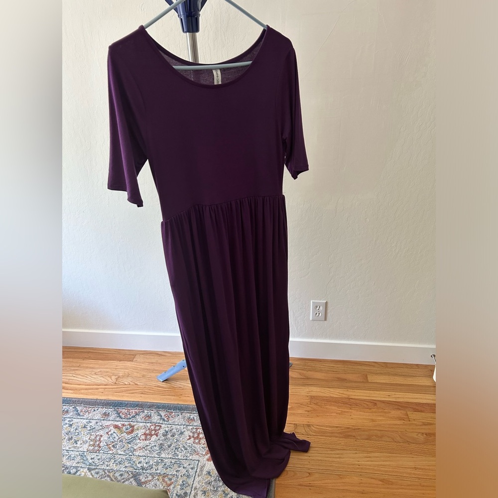 Purple dress